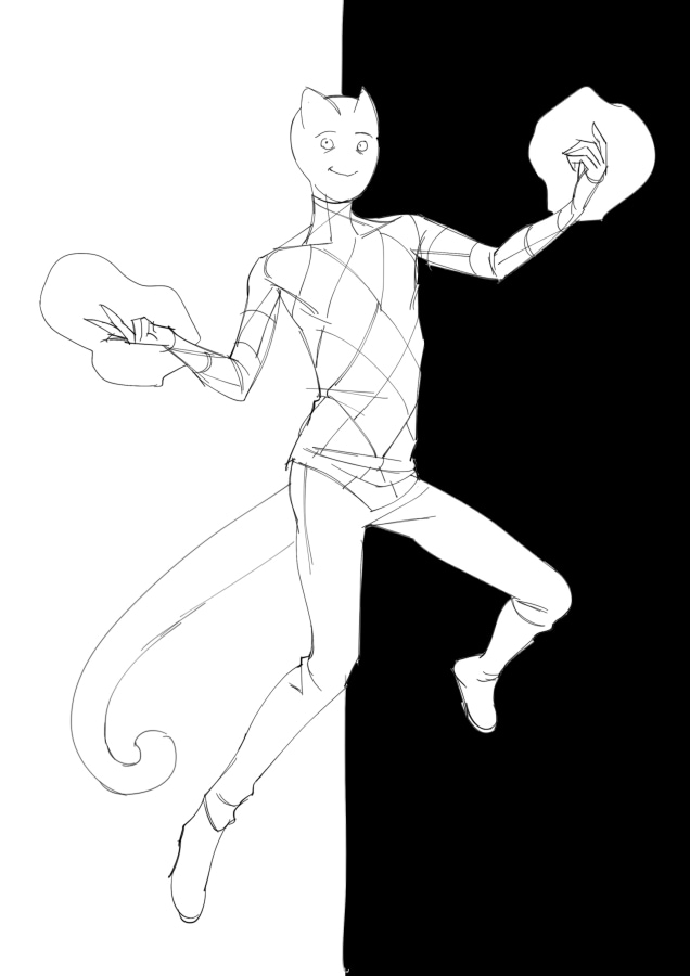 Balon Pose 4 - Leaping and Happy Balon Pose 4 - Leaping and Happy