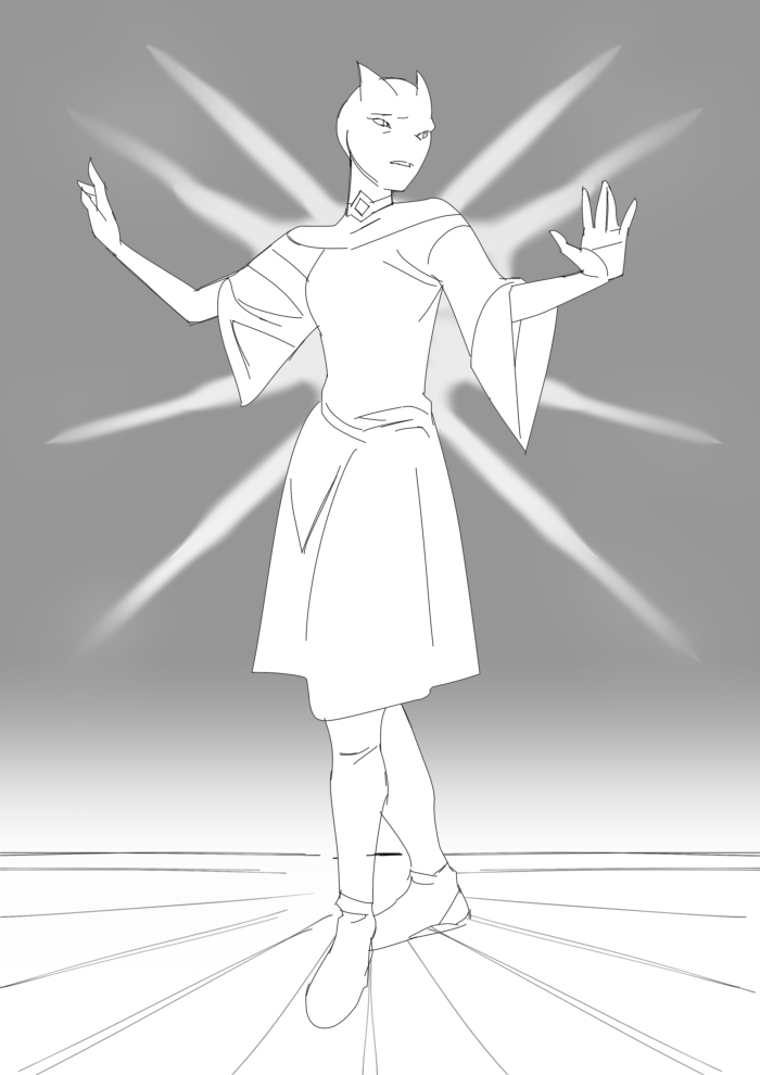 Lana Zfhi Pose 2 - Warding Lana Zfhi Pose 2 - Warding