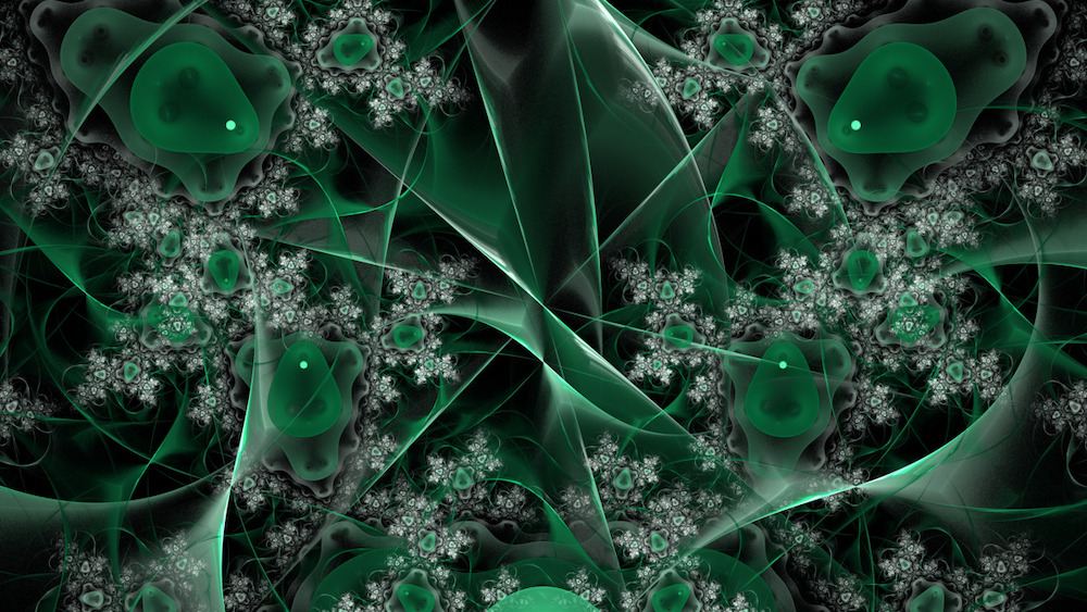 Mossy Green Flower Patches Mossy Green Flower Patches