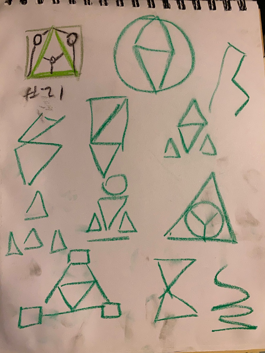 Deconstructing shapes, playing around Deconstructing shapes, playing around